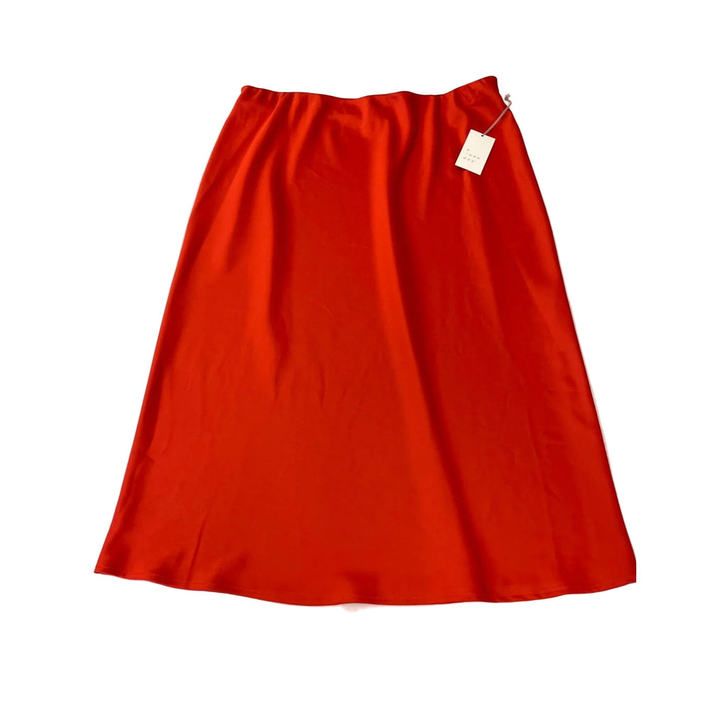 Skirt Maxi By A New Day In Orange, Size: Xxl