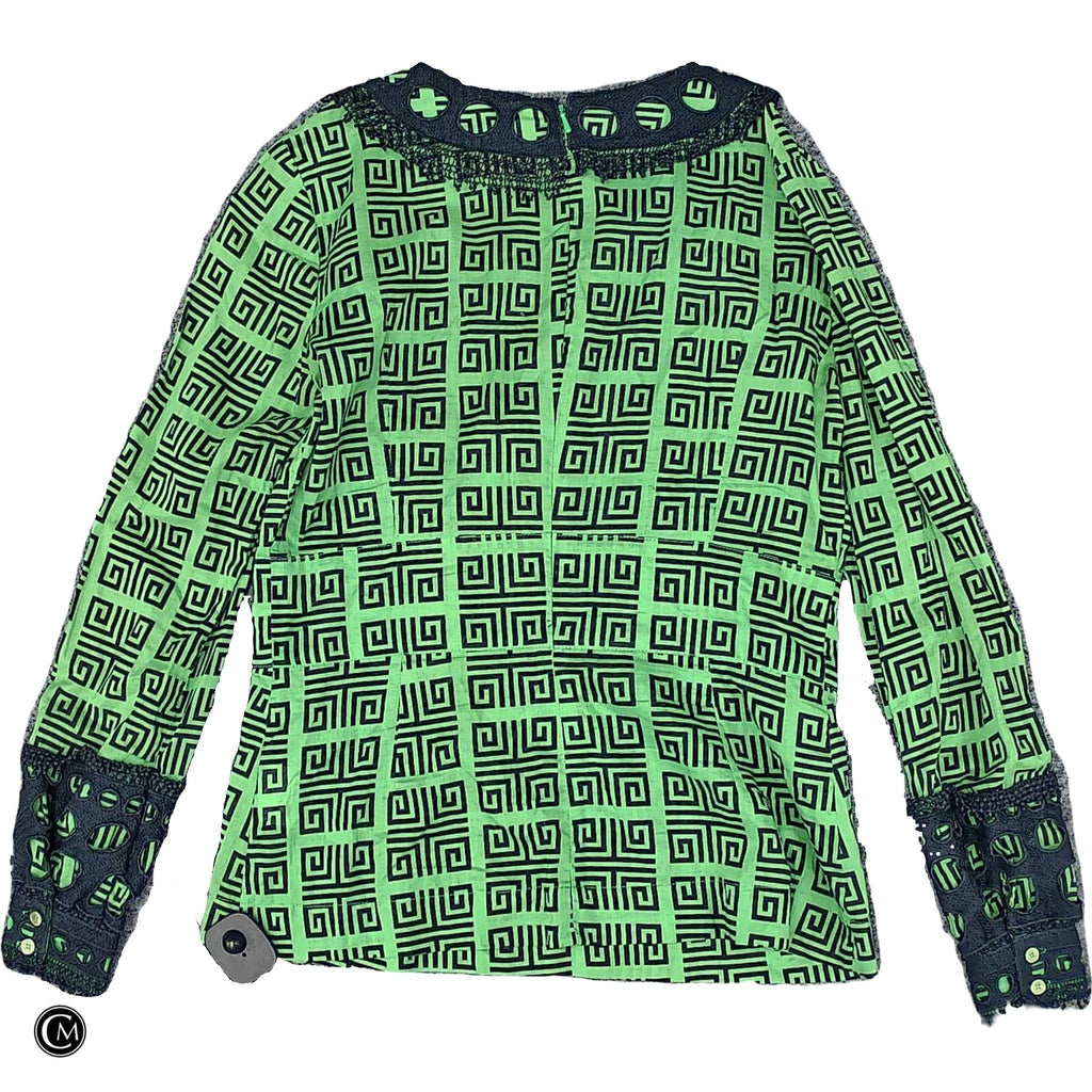 Top Ls Designer By Tory Burch In Blue & Green, Size: S