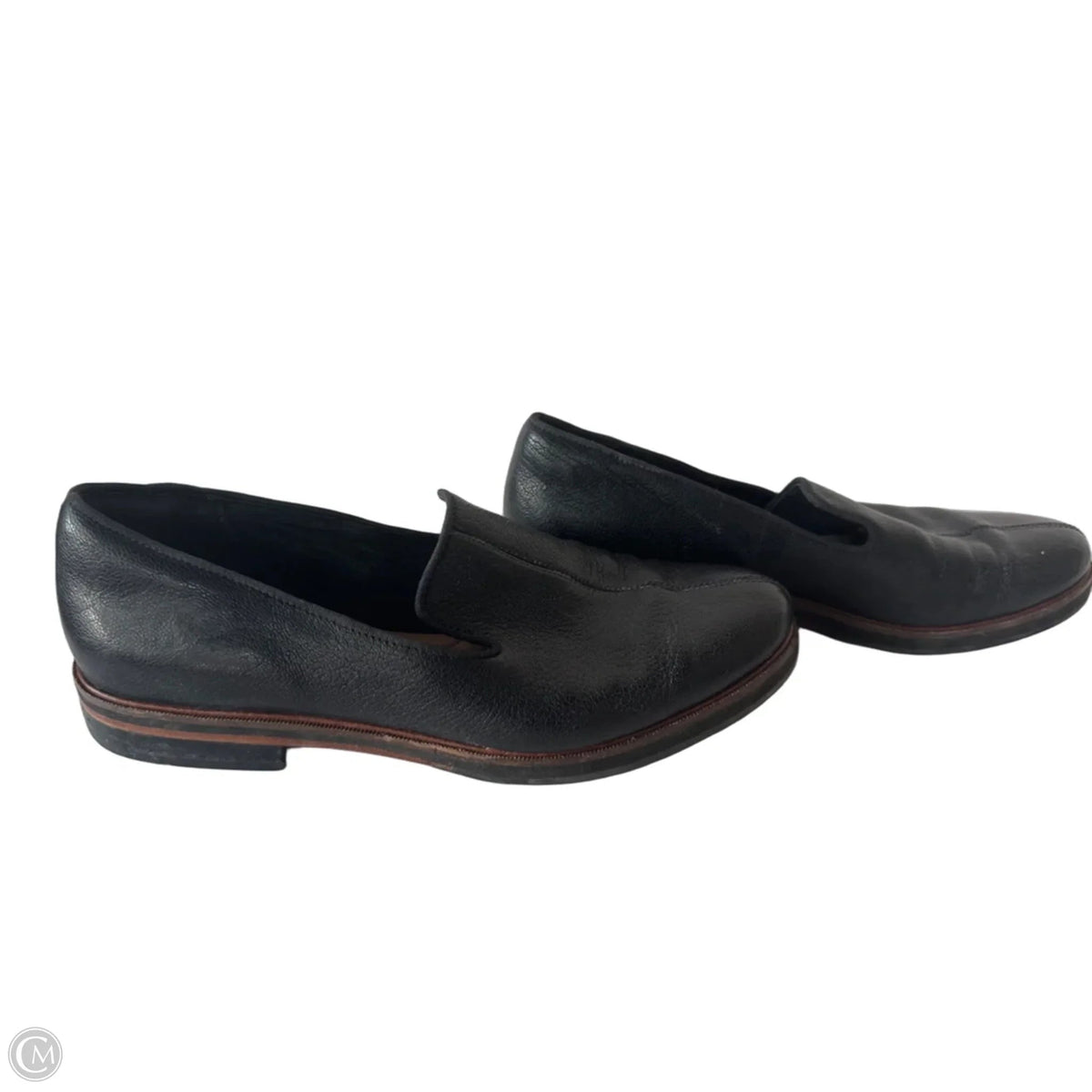 Shoes Flats By Clarks In Black, Size: 10