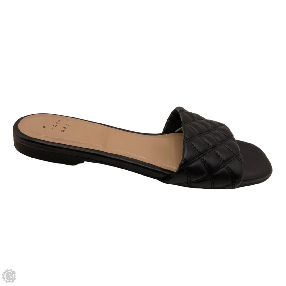 Sandals Flats By A New Day In Black, Size: 7