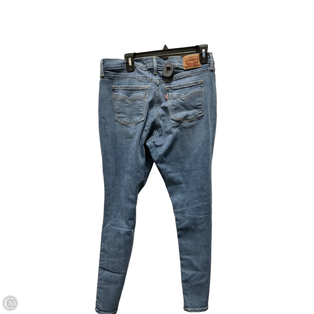Jeans Boot Cut By Levis In Blue Denim, Size: 12