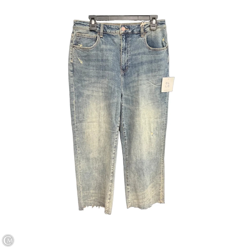 Jeans Wide Leg By Cmc In Blue Denim, Size: 16