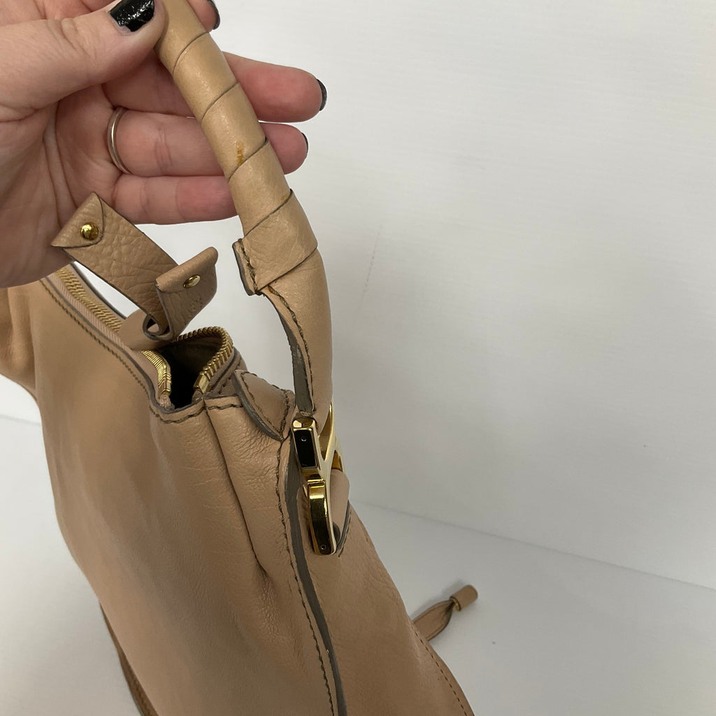 Handbag Luxury Designer By Chloe, Size: Medium