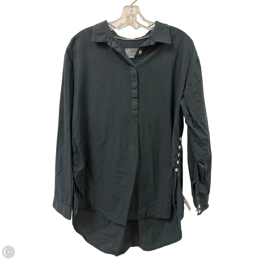 Tunic Long Sleeve By Anthropologie In Black, Size: M