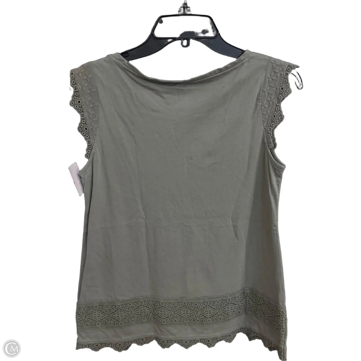 Top Sleeveless By Talbots In Green, Size: S