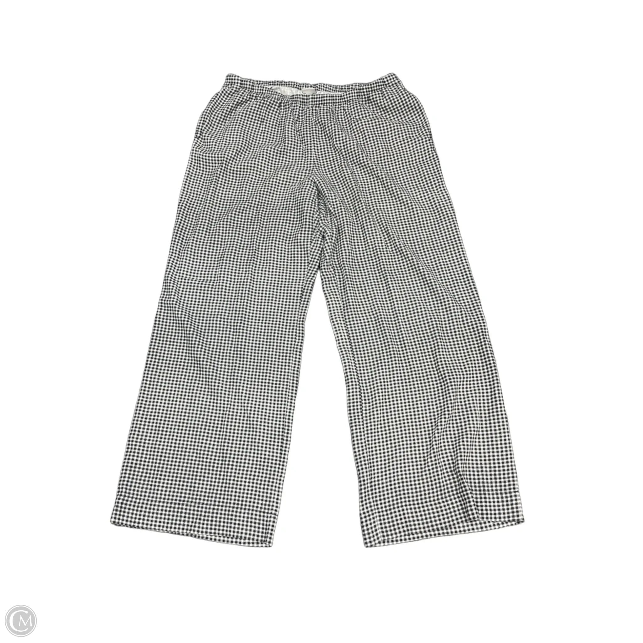 Pants Wide Leg By A New Day In Black & White, Size: L