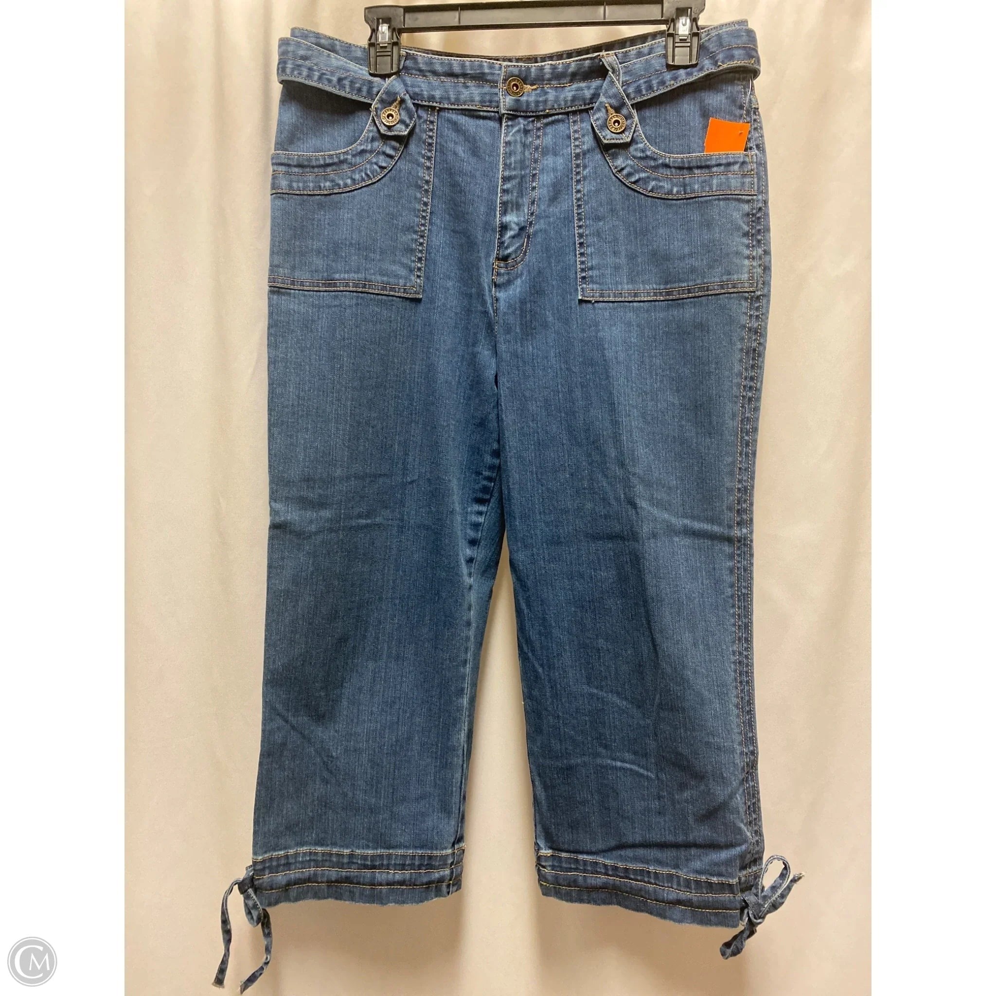 Capris By Christopher And Banks In Blue Denim, Size: 10