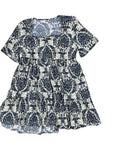 Dress Work By Clothes Mentor In Blue & Tan, Size:L