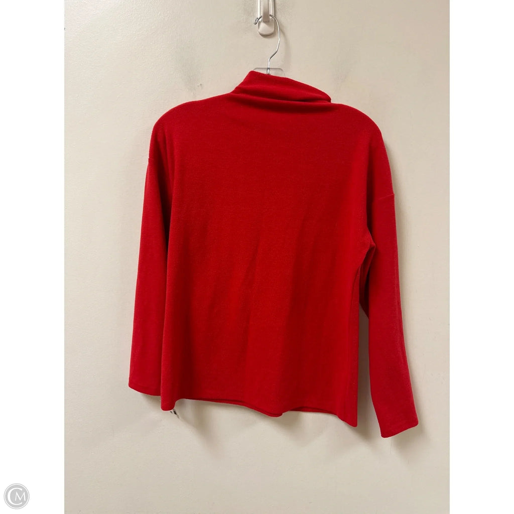 Top Long Sleeve By A New Day In Red, Size: S