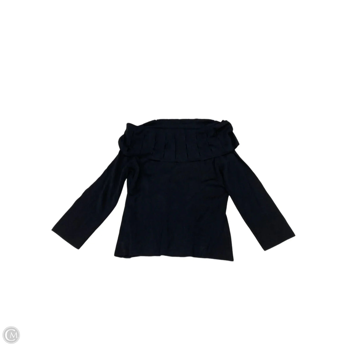 Top Long Sleeve By Cyrus In Black, Size: L