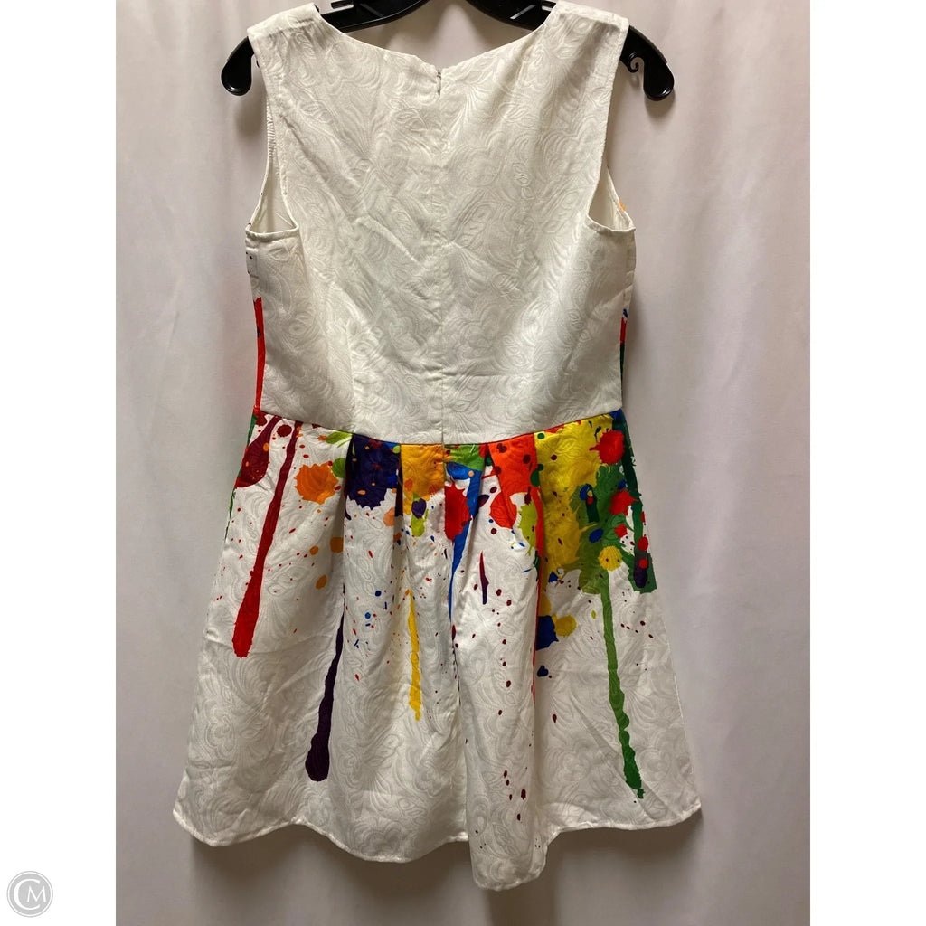 Dress Casual Midi By Clothes Mentor In White, Size: Xl