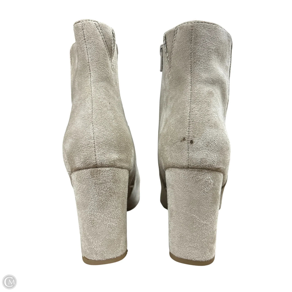 Boots Ankle Heels By A New Day In Tan, Size: 6