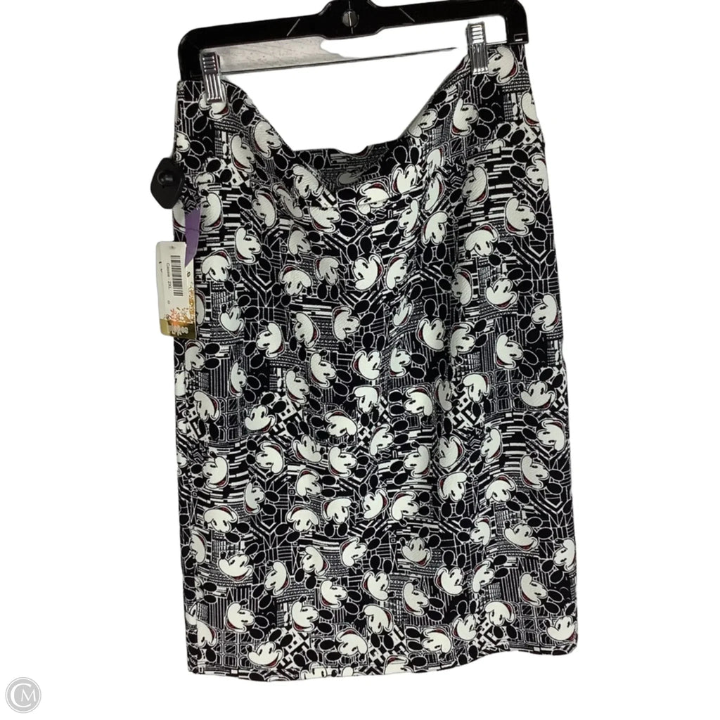 Skirt Midi By Lularoe In Black & White, Size: 2x