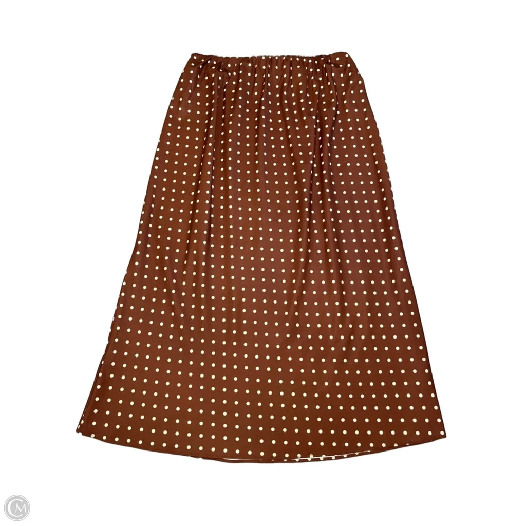 Skirt Maxi By Leela & Lavender In Polkadot Pattern, Size: L