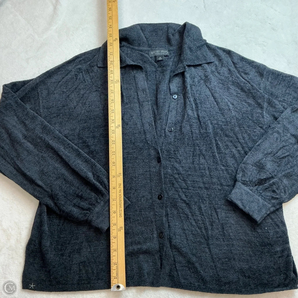 Top Long Sleeve By Haven In Grey, Size: M