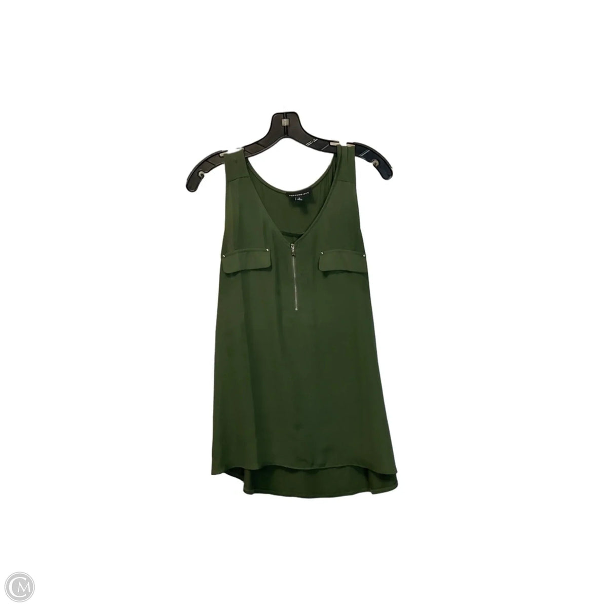 Top Sleeveless By Fortune & Ivy In Green, Size: M