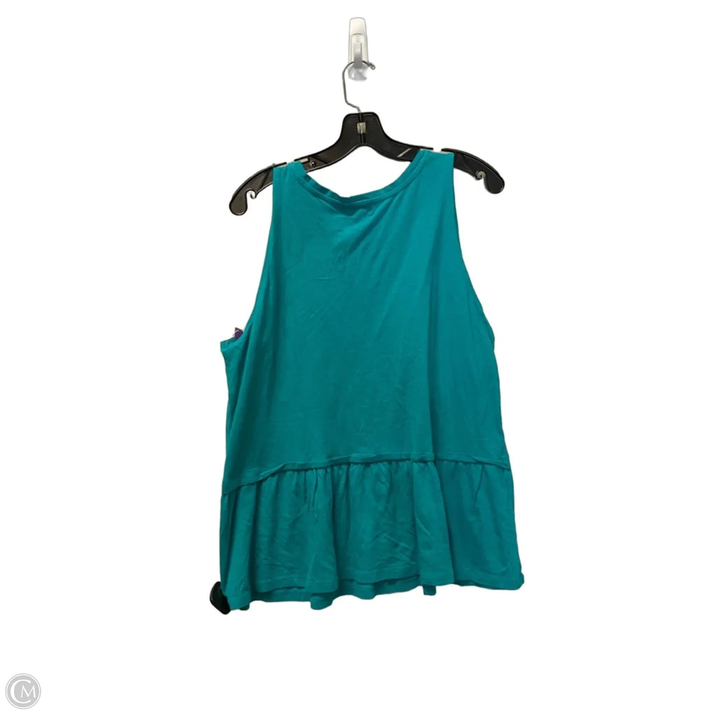 Top Sleeveless Basic By Old Navy In Blue, Size: Xl