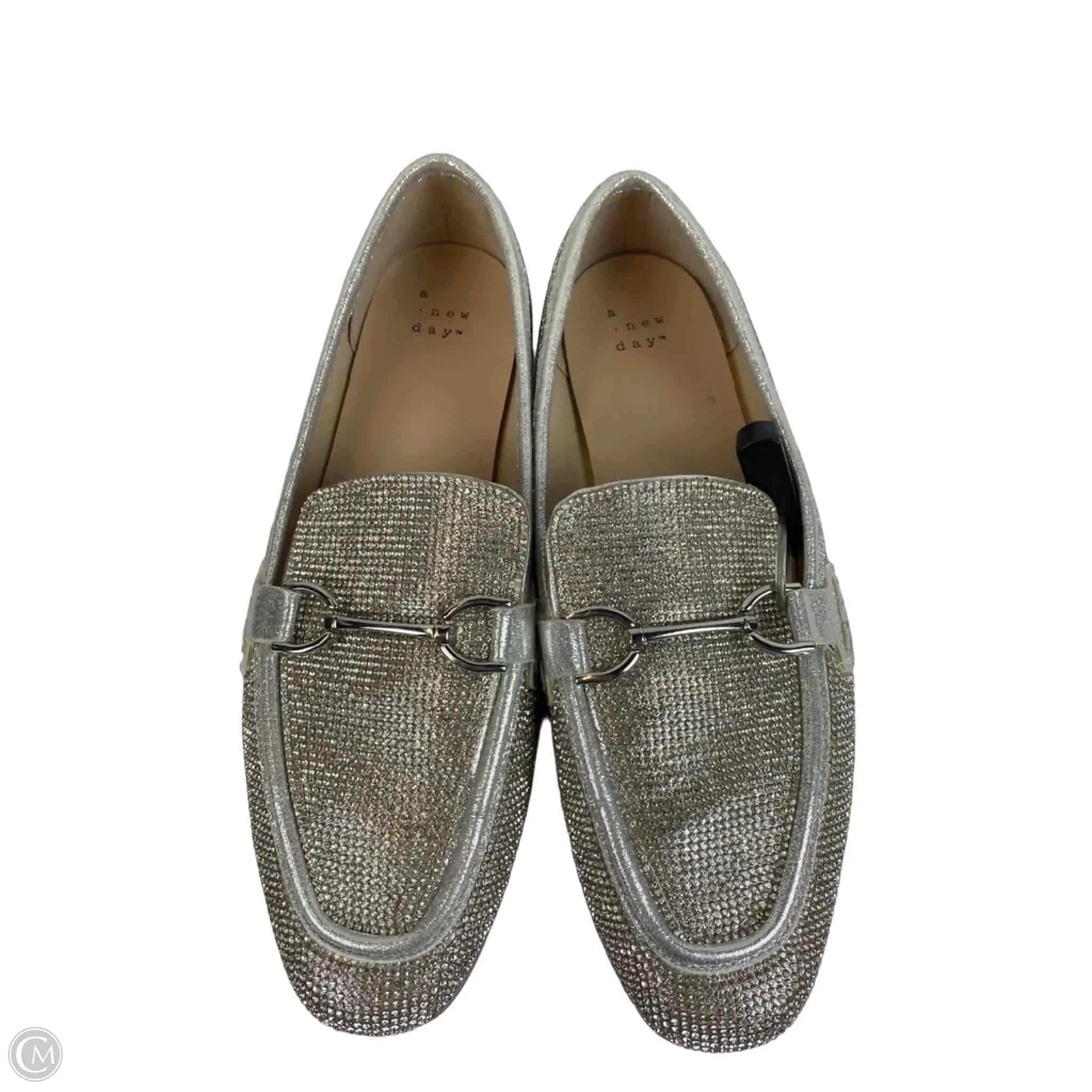 Shoes Flats By A New Day In Silver, Size: 8.5