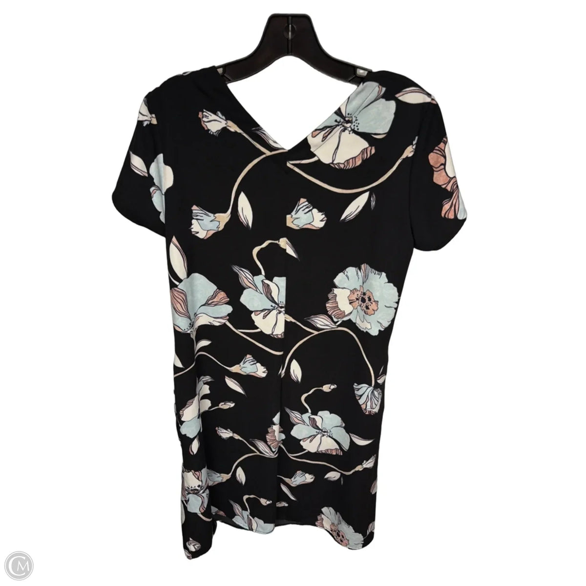 Dress Casual Midi By A New Day In Black & Blue, Size: M