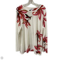 Top Long Sleeve By Chicos In Floral Print, Size: 1x