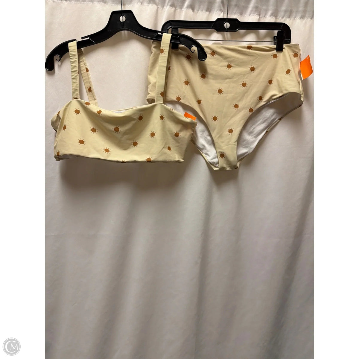 Swimsuit 2pc By Clothes Mentor In Yellow, Size: Xl