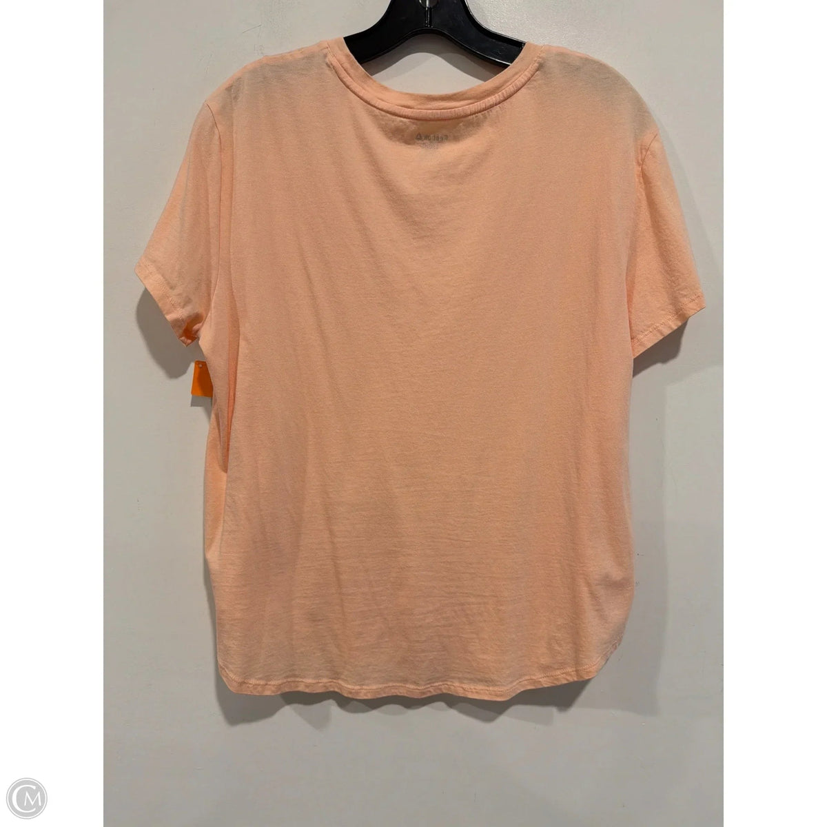Top Short Sleeve By Reebok In Peach, Size: L