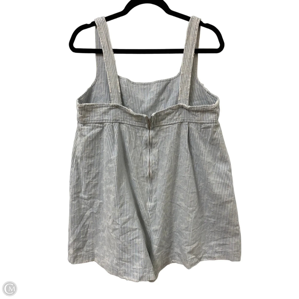 Romper By Mustard Seed In Blue Denim, Size: L