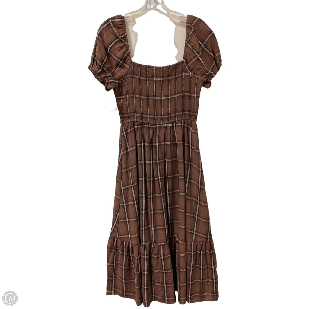 Dress Casual Maxi By Blu Pepper In Brown, Size: M