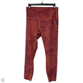 Athletic Leggings By Lululemon In Red, Size: 10