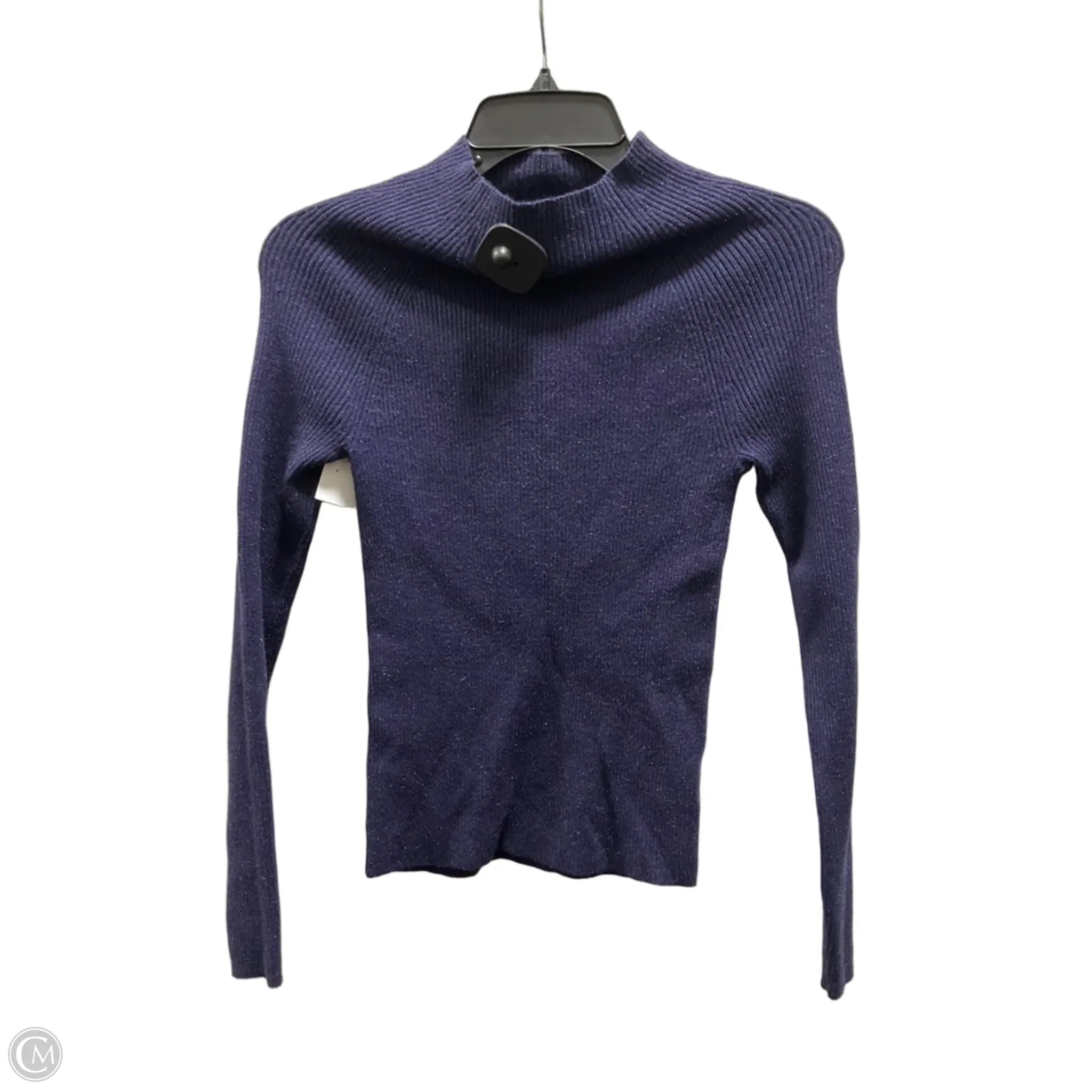 Top Long Sleeve By Ann Taylor In Purple, Size: Xs