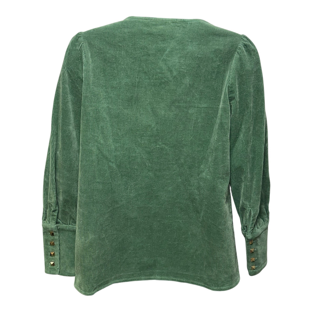 Sea Sage Green Corduroy Babydoll Top Designer By Tuckernuck In Green, Size: Xs