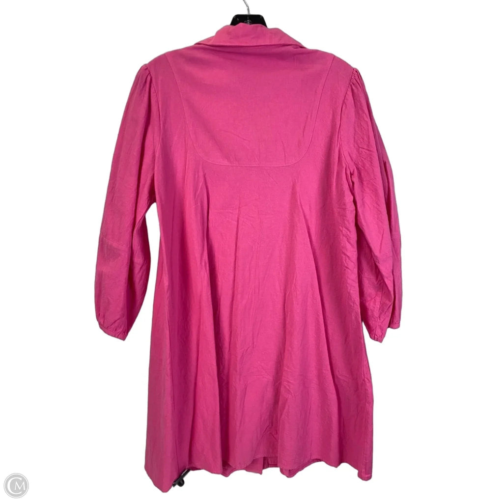 Dress Casual Short By Roolee In Pink, Size: M