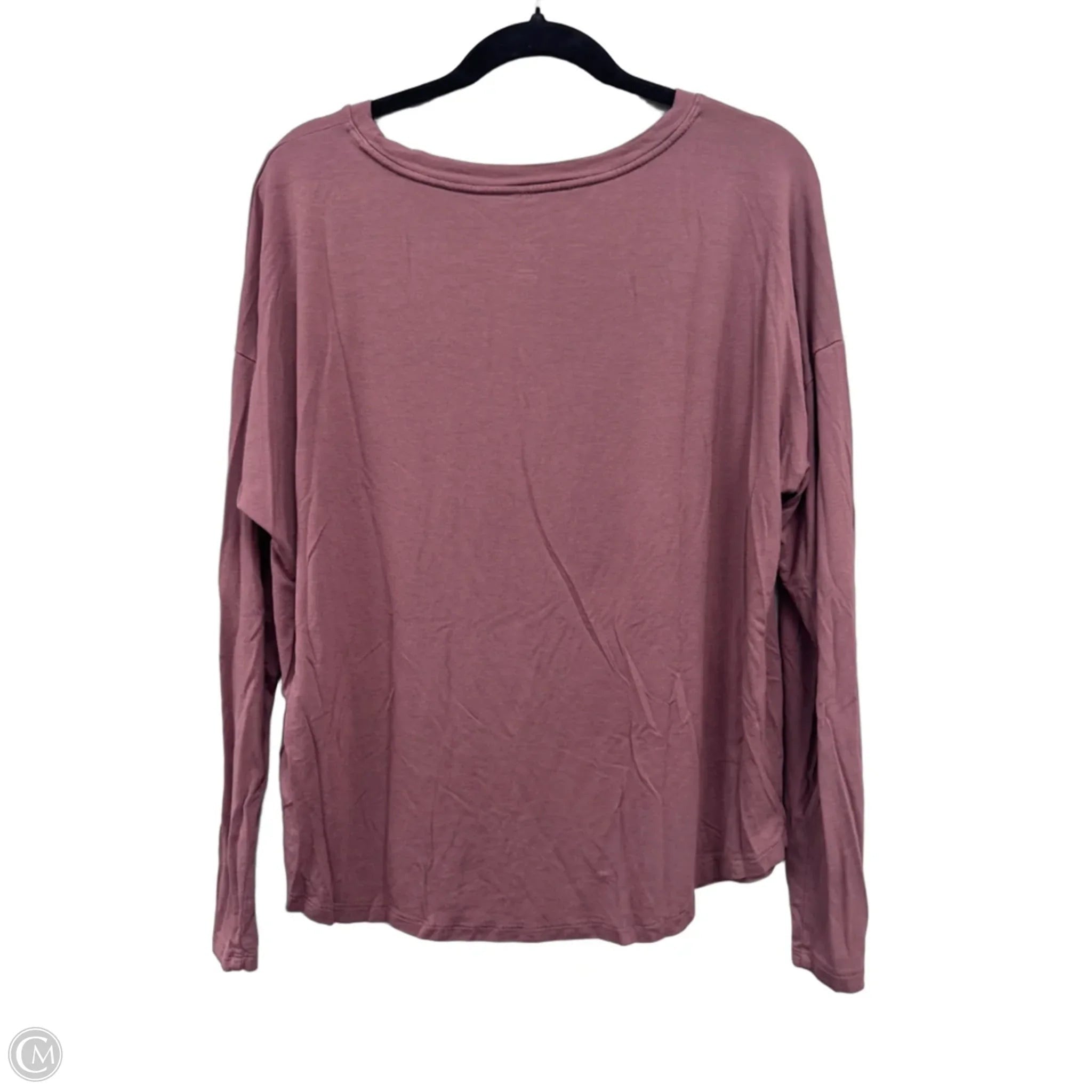 Top Long Sleeve Basic By A New Day In Pink, Size: Xl