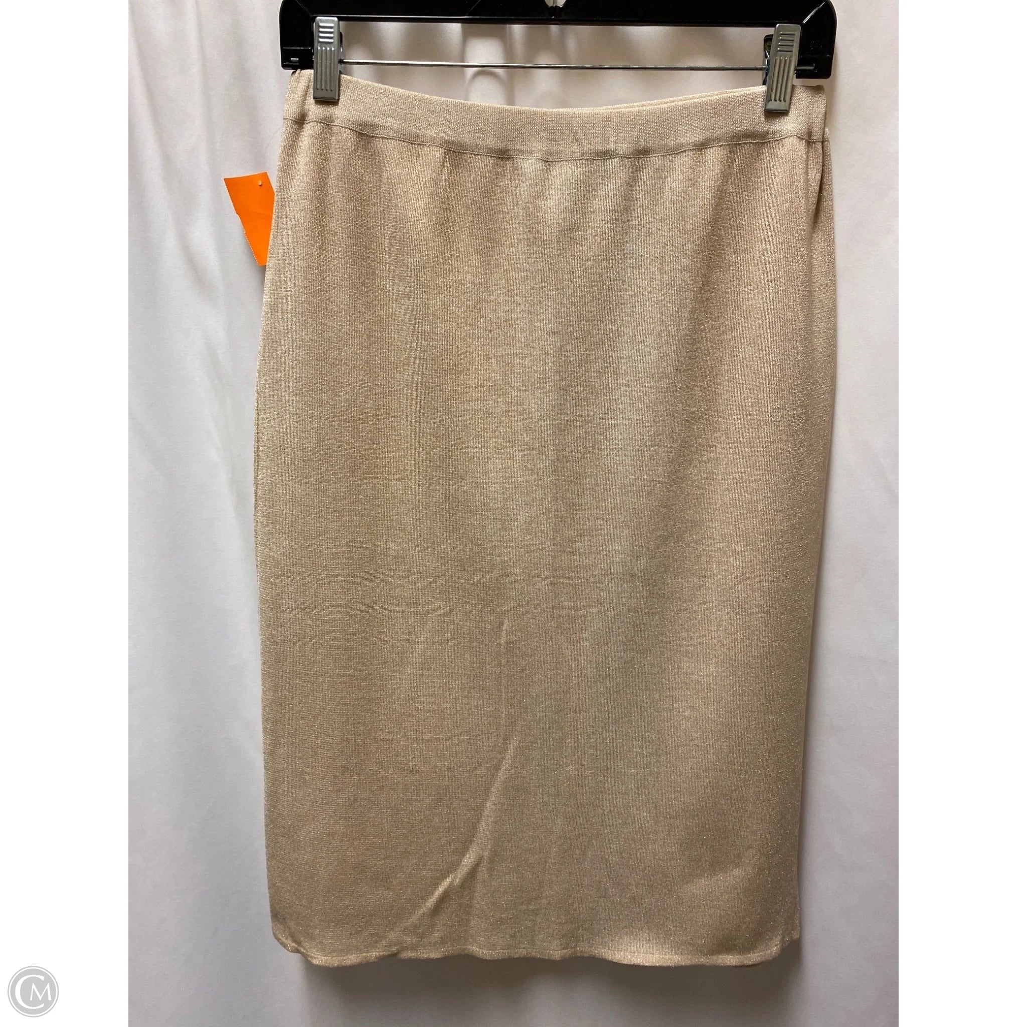 Skirt Mini & Short By Ming Wang In Gold, Size: S