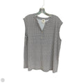 Top Sleeveless By Anne Klein In Navy, Size: 1x