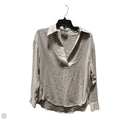 Top Long Sleeve By Mng In Beige, Size: S