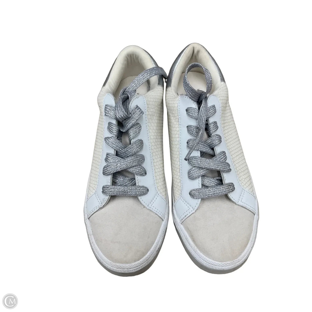 Shoes Sneakers By A New Day In Silver & Tan, Size: 9