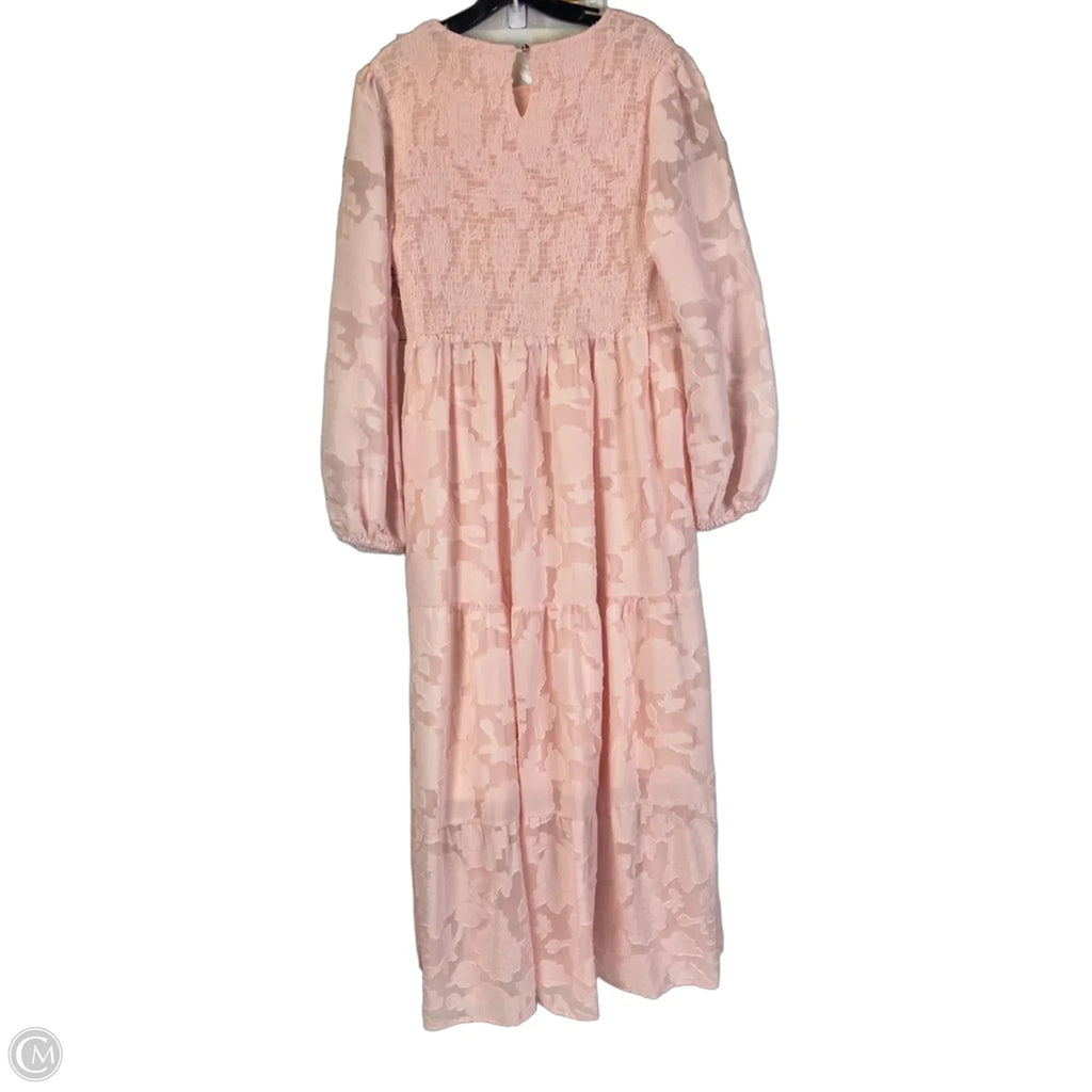 Dress Casual Maxi By Clothes Mentor In Pink, Size: L