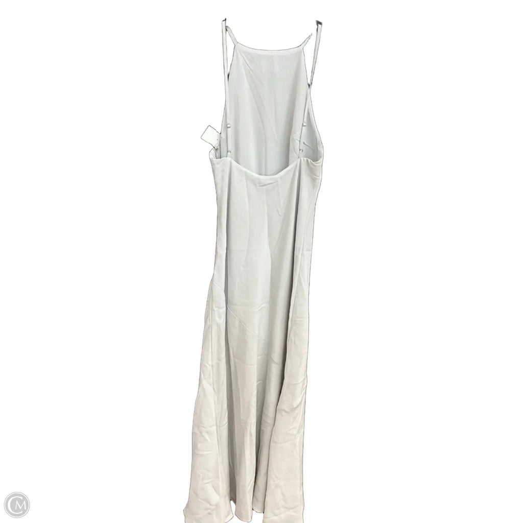 Dress Casual Maxi By Abercrombie And Fitch In Grey, Size: M