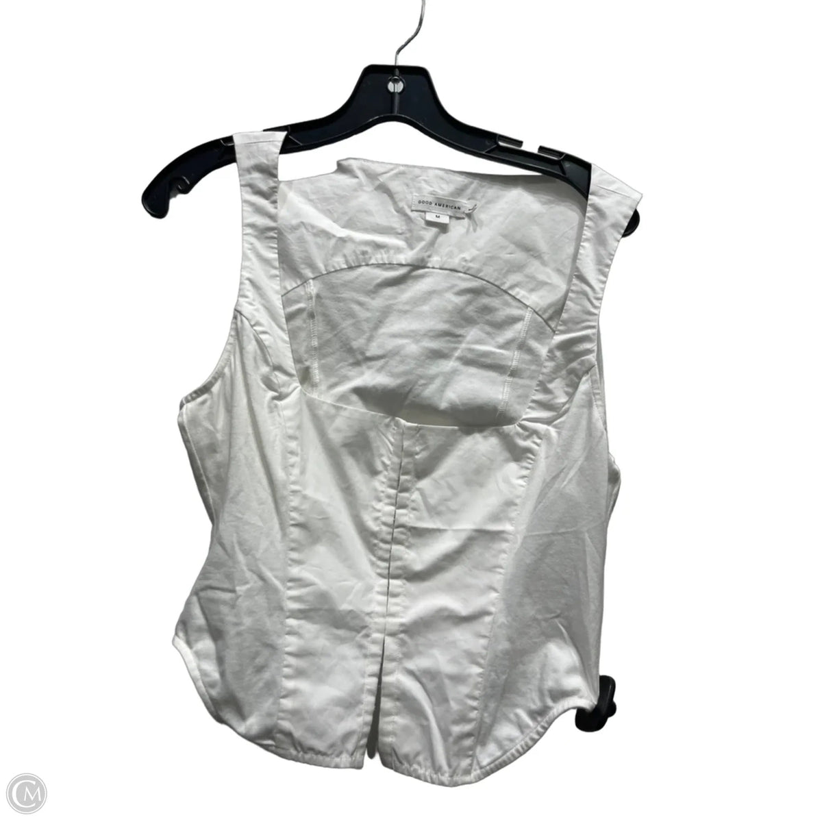 Top Sleeveless By Good American In White, Size: M