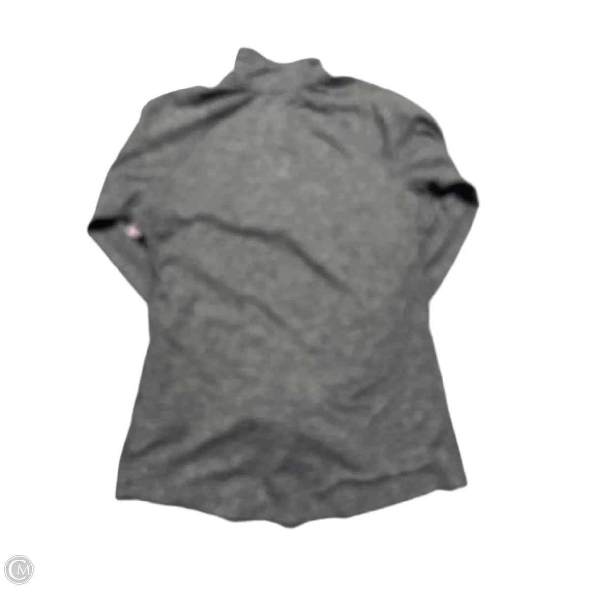 Top Long Sleeve By Nike In Grey, Size: M