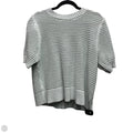Sweater Short Sleeve By Loft In Green, Size: Xl