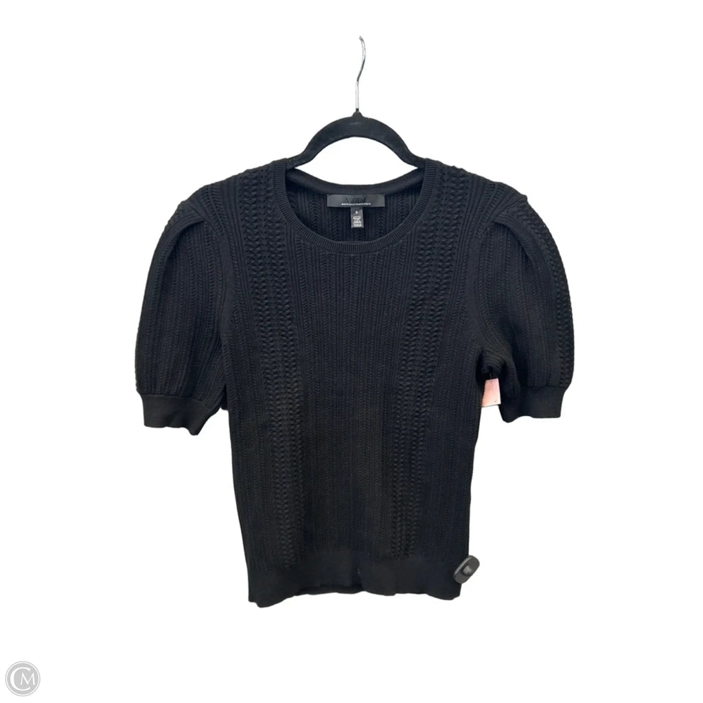 Sweater Short Sleeve By White House Black Market In Black, Size: S