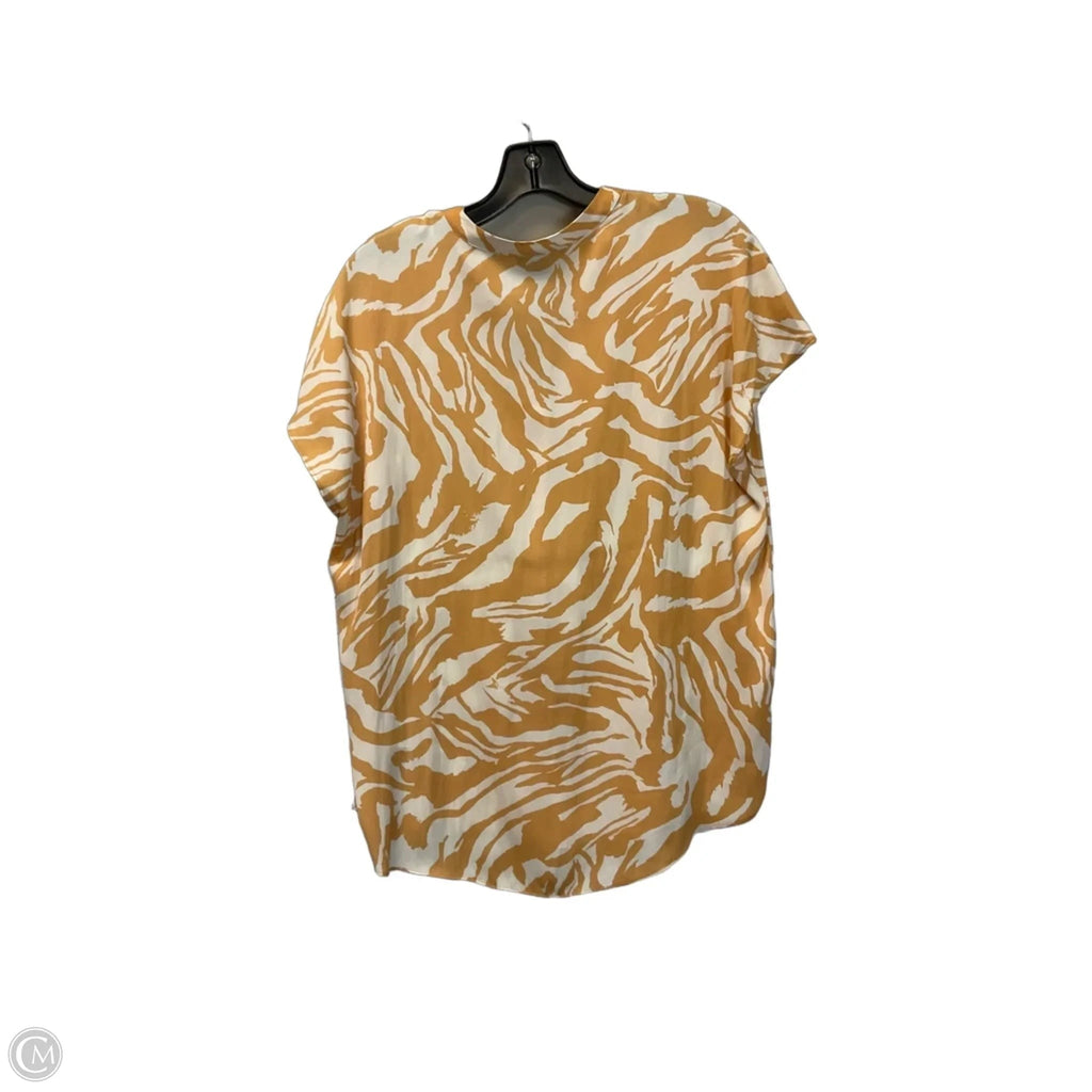 Top Short Sleeve By Rachel Roy In Orange, Size: M