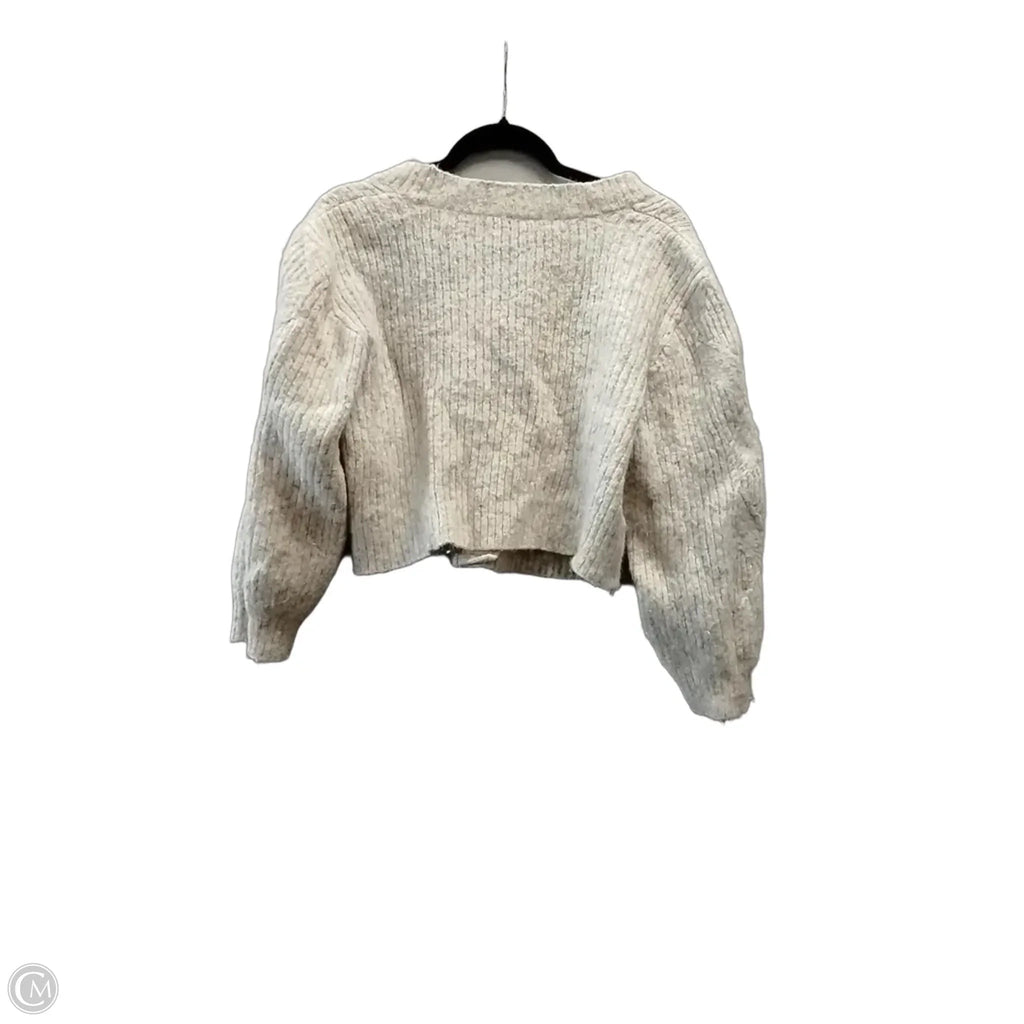 Sweater Cardigan By & Other Stories In Cream, Size: S