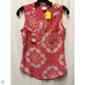 Top Sleeveless By Soho Apparel In Red, Size: Xs