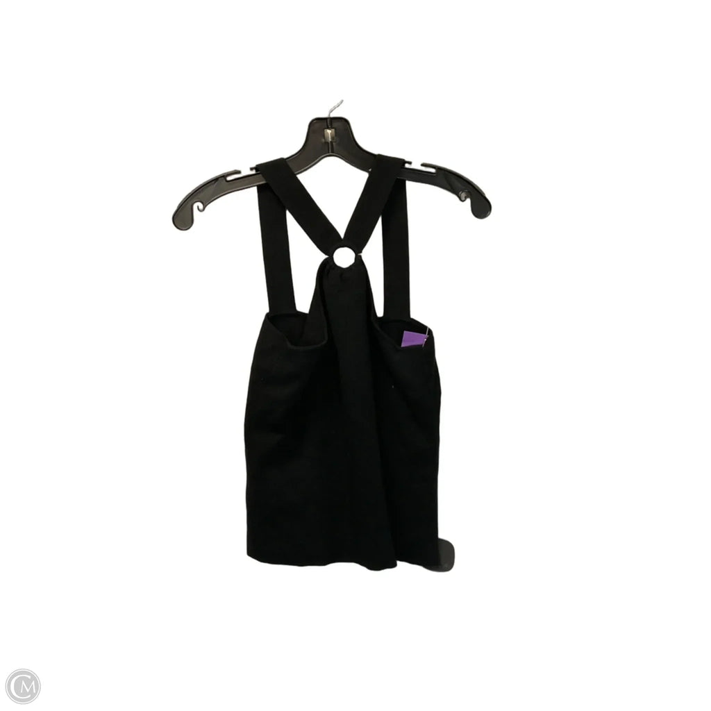 Top Sleeveless By Loft In Black, Size: S