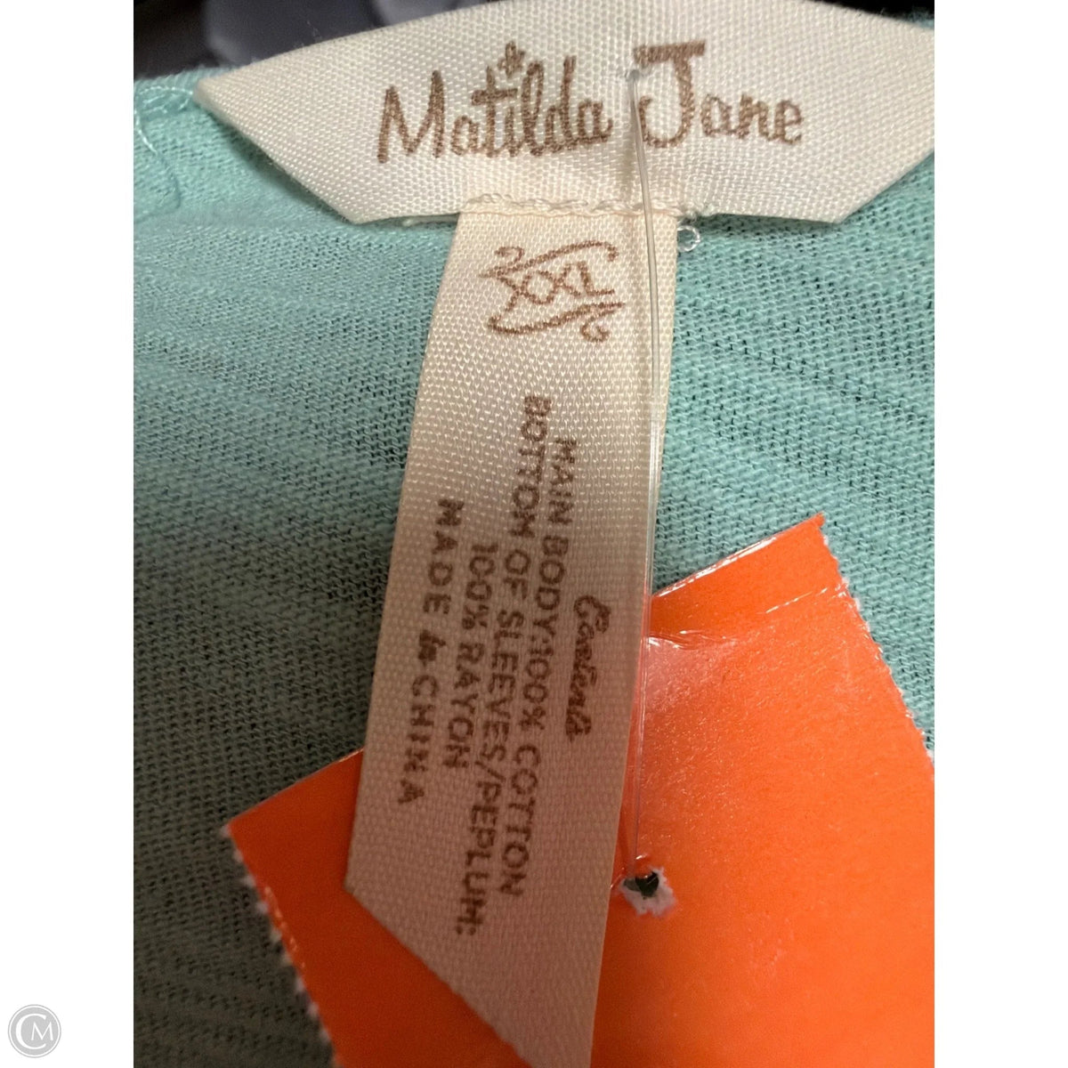 Top Long Sleeve By Matilda Jane In Green, Size: Xxl