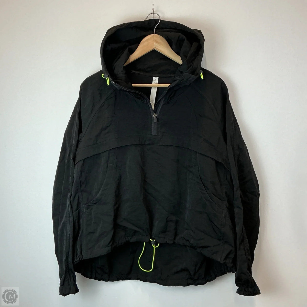 Jacket Windbreaker By Lululemon In Black, Size: M