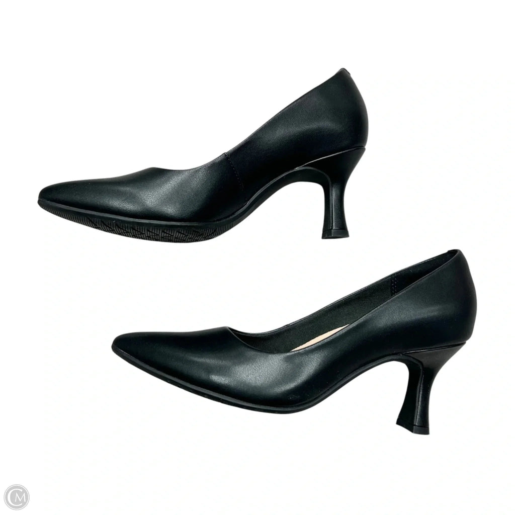 Shoes Heels Kitten By Clarks In Black, Size: 8